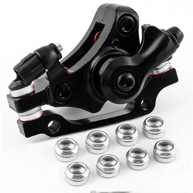 Bicycle Disc Brake Caliper Mount Adapter Washer Concave & Convex Spacer M6 Blot Gasket Ring - Bike Brake Adaptor for Smooth Cycl