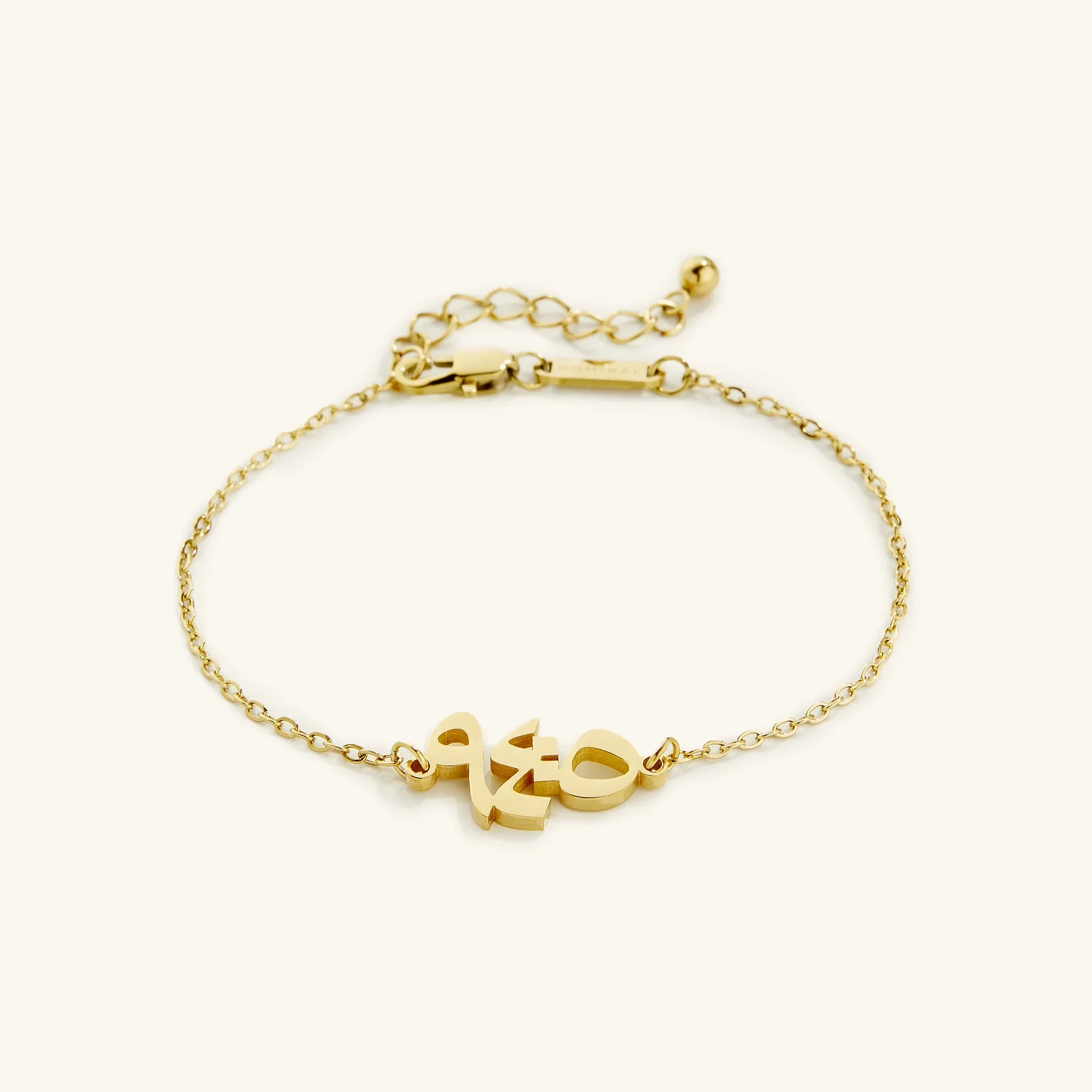 

Custom Arabic Name Bracelet Personalized Gold Plated Jewelry With Stylish Arabic Script Pendant Unique Cultural Themed Bracelets