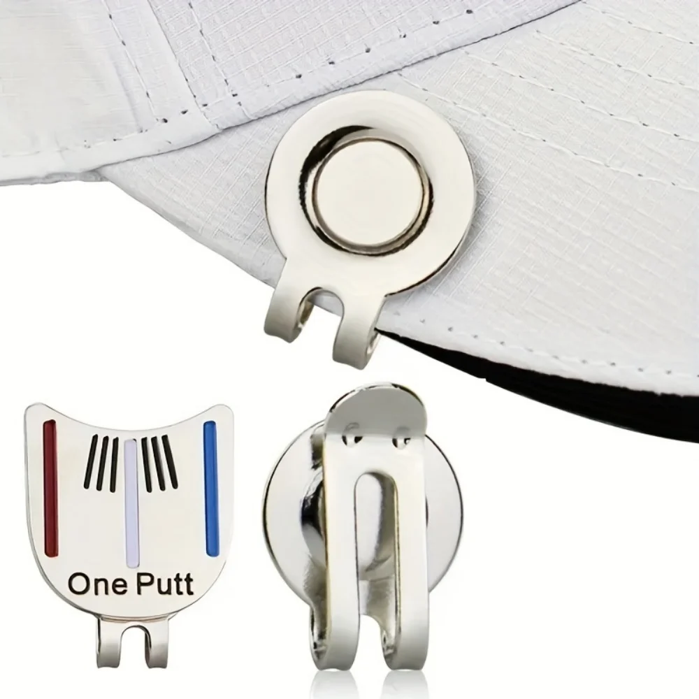 

1 Piece Putter Design Golf Ball Marker, Magnetic Golf Hat Clip, Golf Accessories