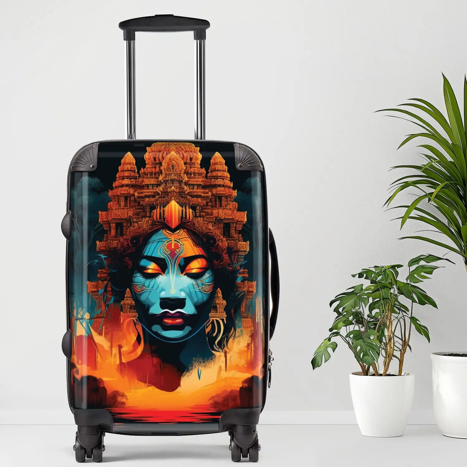 

Angkor Wat2 Luggage20/24/28 Inch Luggage, Carry-On, Custom Luggage, Luggage Set, Suitcase, Travel, Vacation, Cabin Suitcase, Cus