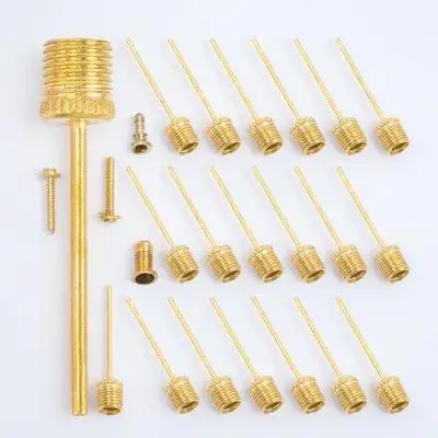 

Набор из 20 металлических игл для накачивания мячей (баскетбольных, футбольных, волейбольных), а также для накачивания перчаток для боевых видов спорта