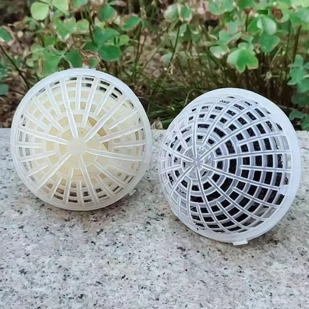 5Pcs Reusable Empty Porous Suspension Ball Transparent Diameter 80/100/150mm Hanging Planter Balls Hollowed Plastic