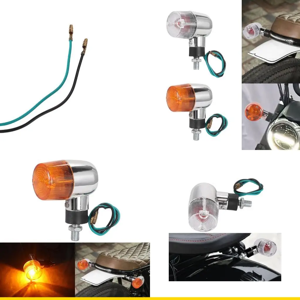 SZCH Simple Wiring Mini Turn Light for Retro Motorcycles Quick Connection Compact