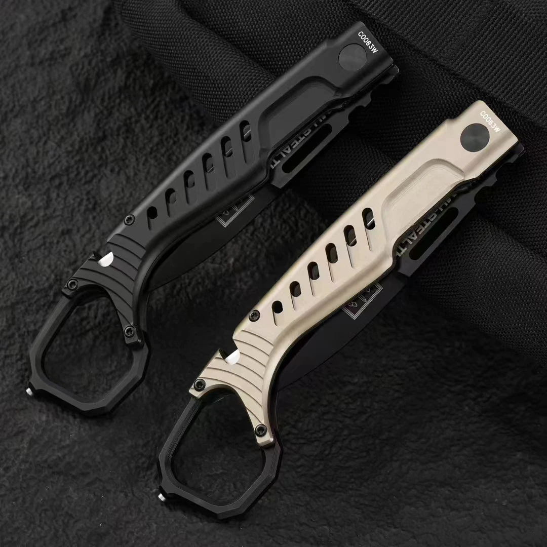 Extr Ratio MH-STEALTH Folding Knife Outdoor Camping Survival EDC Tools CNC Aluminum Tactical gear Combat Defense Hiking knives