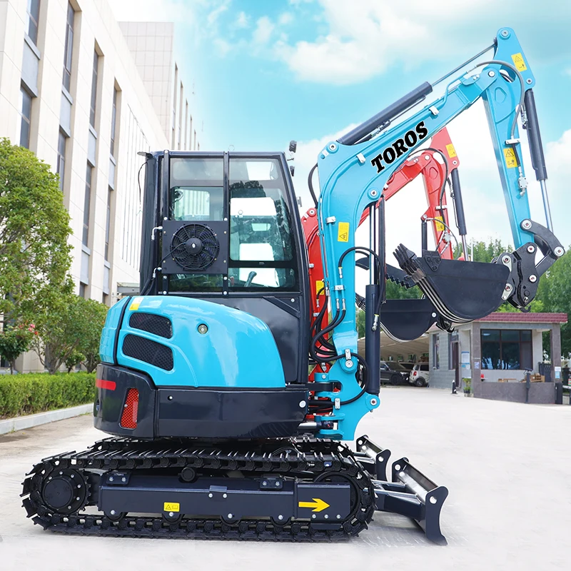 Mini excavadora con motor EPA, máquina excavadora de 3,5 toneladas, 3,5 toneladas, Envío Gratis