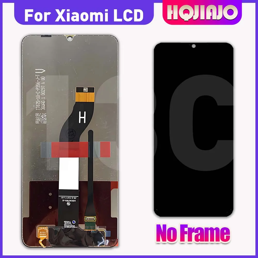 高品質674インチlcdディスプレイタッチスクリーンデジタイザー-xiaomi-redmi-13c交換用アセンブリ修理部品-23100rn82l