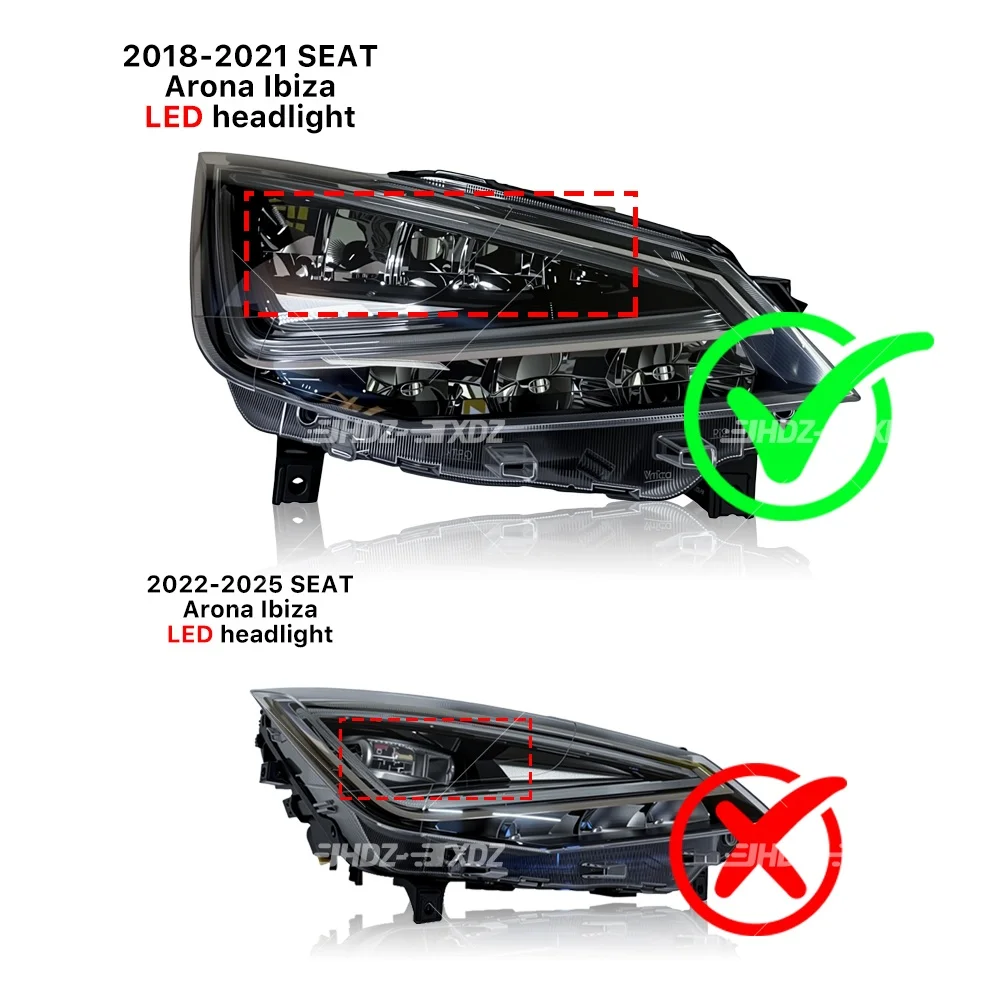 Yellow DRL LED Boards Daylight For SEAT Arona MK1.0 Ibiza Facelift 2017-21 Amber Blue Red Daytime Running Light Module B102248-B