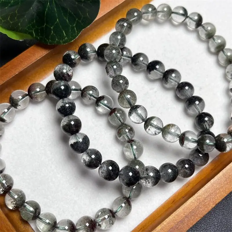 

Натуральный Зеленый Садовый Кварцевый Браслет Из Бисера Кристалл Йога Рейки Исцеление Фэншуй Стрейч Женский Праздничный Подарок 1 ШТ. 7/8 ММ