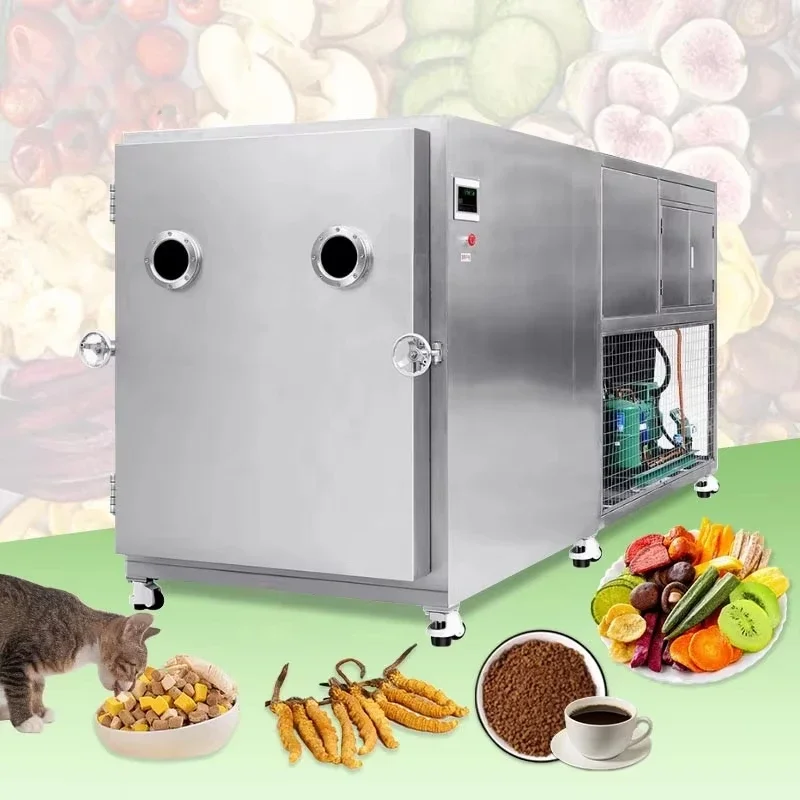 Liofilizador de liofilización grande comercial, fresas, secado de café seco, máquina secadora en frío para China