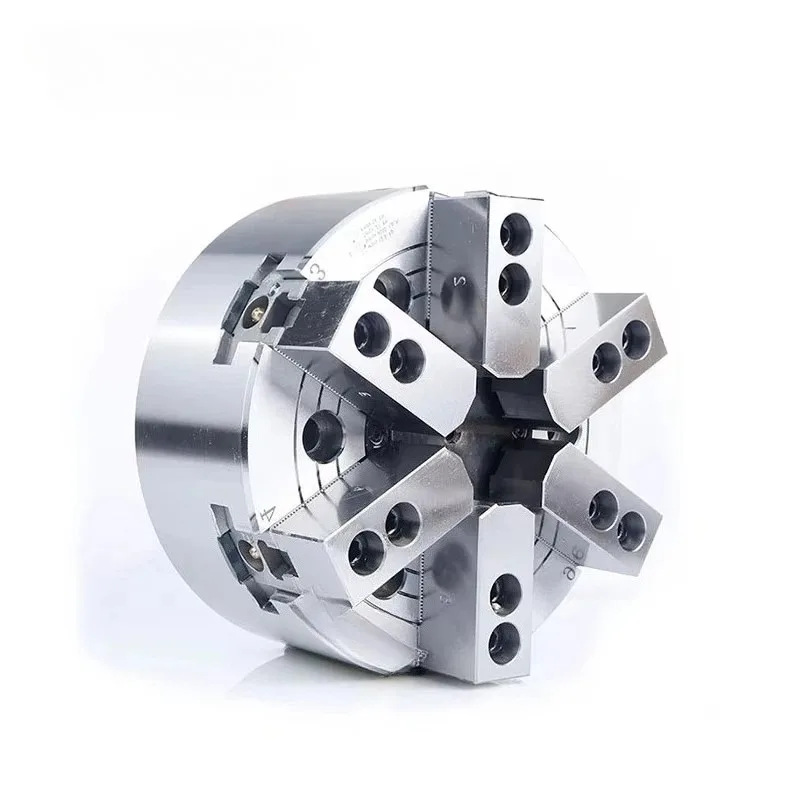 Hardened Steel 160mm Six Jaw Self-Centering , Clamping Fixture for Mini Lathe Machine