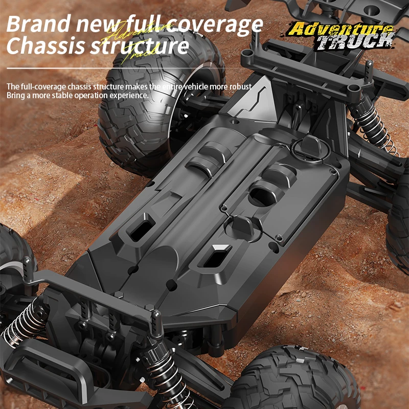 RC Auto Off Road 4x4 Ad Alta Velocità 30 KM/H Arrampicata Auto di Controllo Remoto con Faro A LED 4WD 1:16 Monster Truck Giocattoli per I Ragazzi Regali