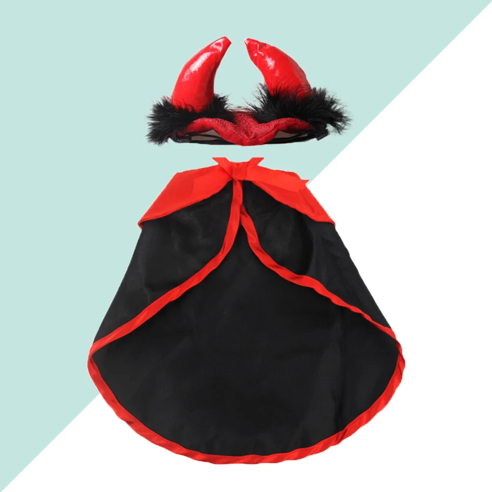 

Cat Halloween Cape Red Pet Vampire Costume Comfortable Cloak for Costume Party Holiday Photos Pet Halloween Accessories