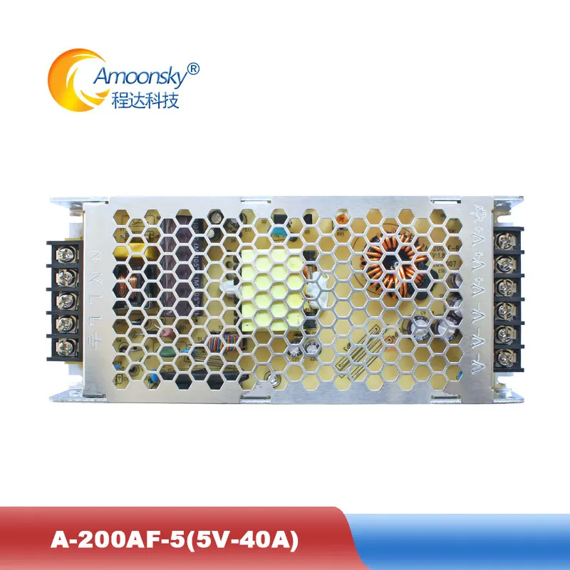 Chuanglian A-200AF-5 200W LED Power Supply DC5V 40A Use For Indoor Outdoor LED Video Wall Advertising LED Display Screen