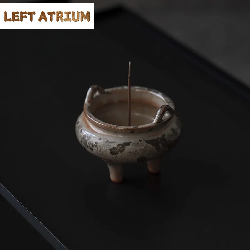 

Фарфоровые чернила под дерево, трехногий держатель для благовоний с двумя ушками, эстетический дзен-сад, распределитель запаха, чайные услуги, ремесло