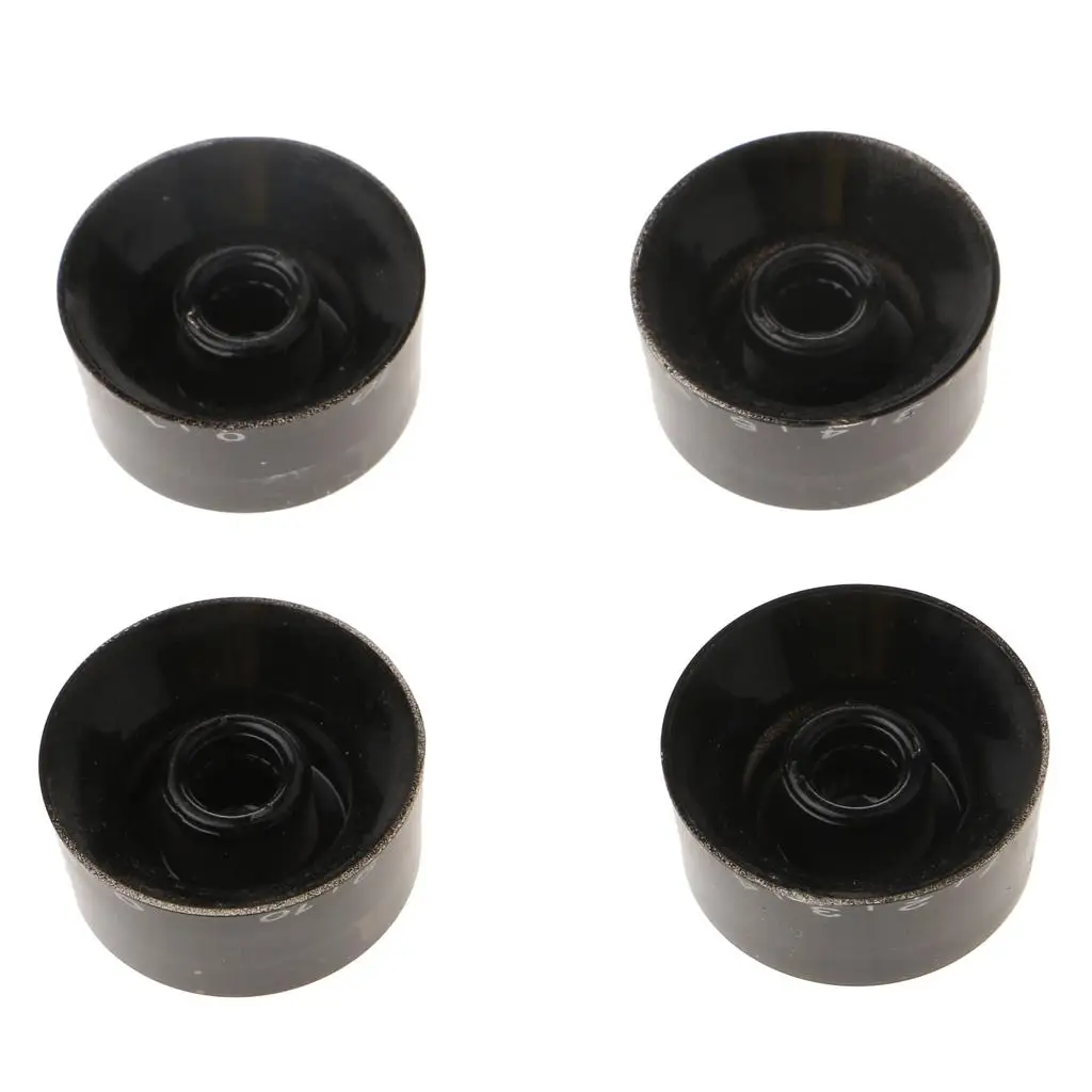 Set of 4pcs Plastic Guitar Speed Control Knobs Stringed Instruments Parts For Guitar Replacement Accessories