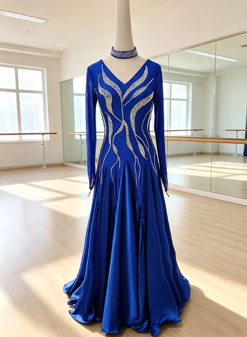 Ballroom Competition Dance Dress New Arrival Advanced Standard Modern Waltz Dancing Skirt Women Ballroom Dance Dresses