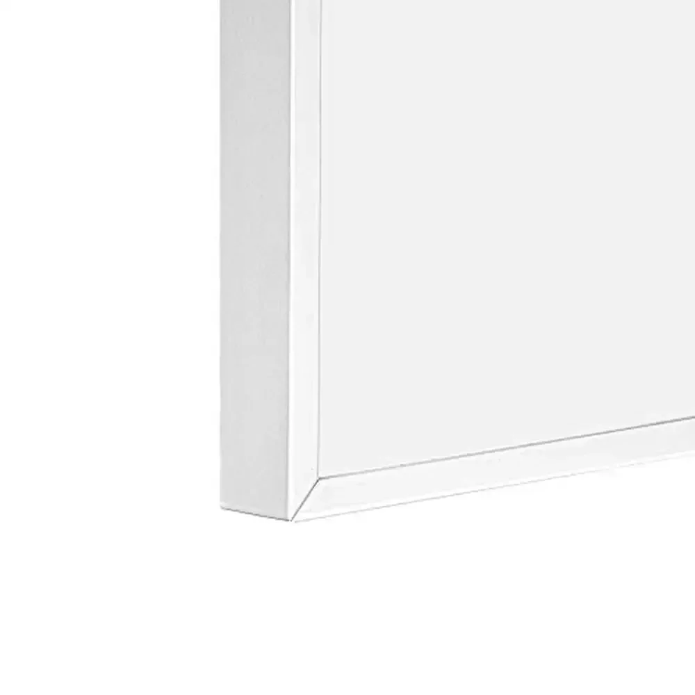 Aquecedor de painel radiante Ember Flex alumínio branco 47 "x 24" temporizadores de controle de eficiência energética incluídos redução de calor radiante limpo e