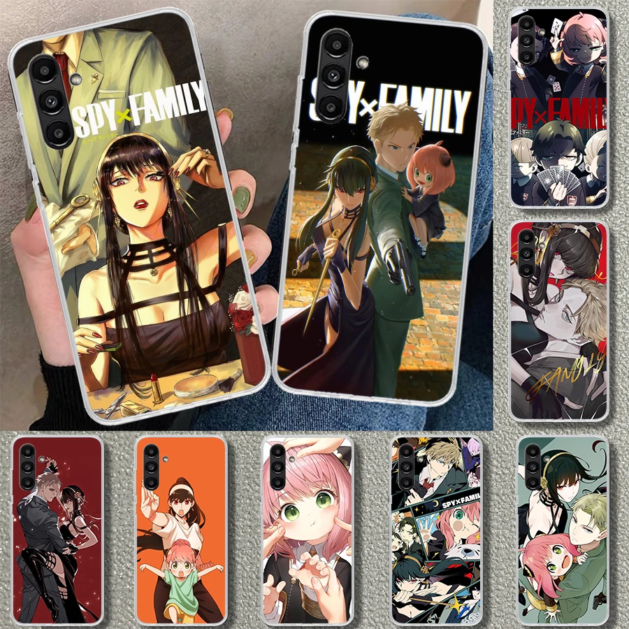 Anime S-Spy Family Anya Phone Case Cover for Samsung Galaxy A17 A16 A26 A36 A56 A57 A37 A15 A25 A35 A55 A14 A24 A34 A54 A13 A23 