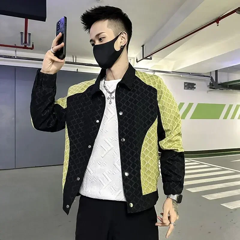 Men's Jackets New In Spring Autumn Trendy Male Coats Aesthetic Deals Fast Delvery Korean Reviews Many Cheap Clothes Offer Sale