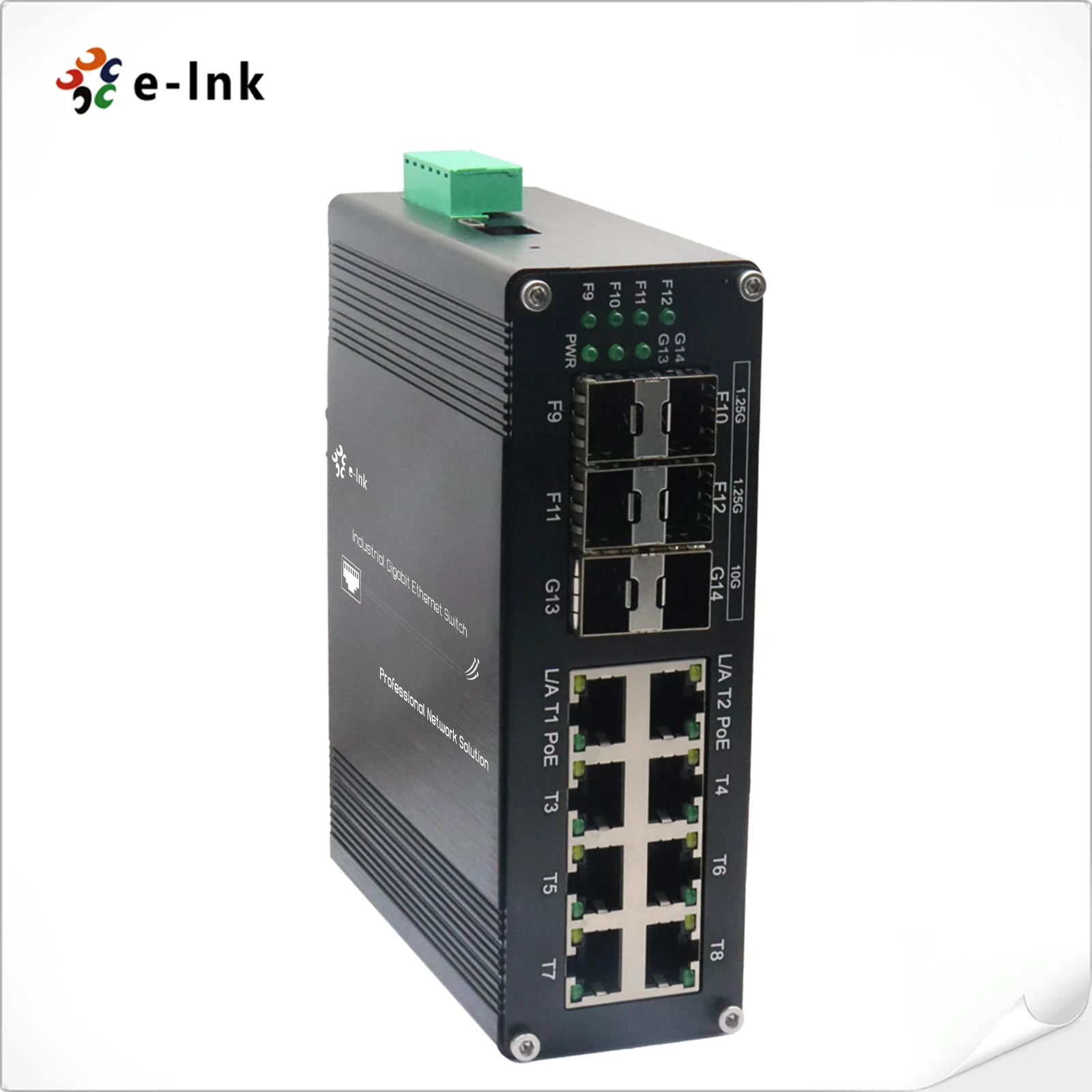 Conmutador Ethernet industrial - Managed Gigabit Poe Switch 8 Port 802.3At reseña y precio