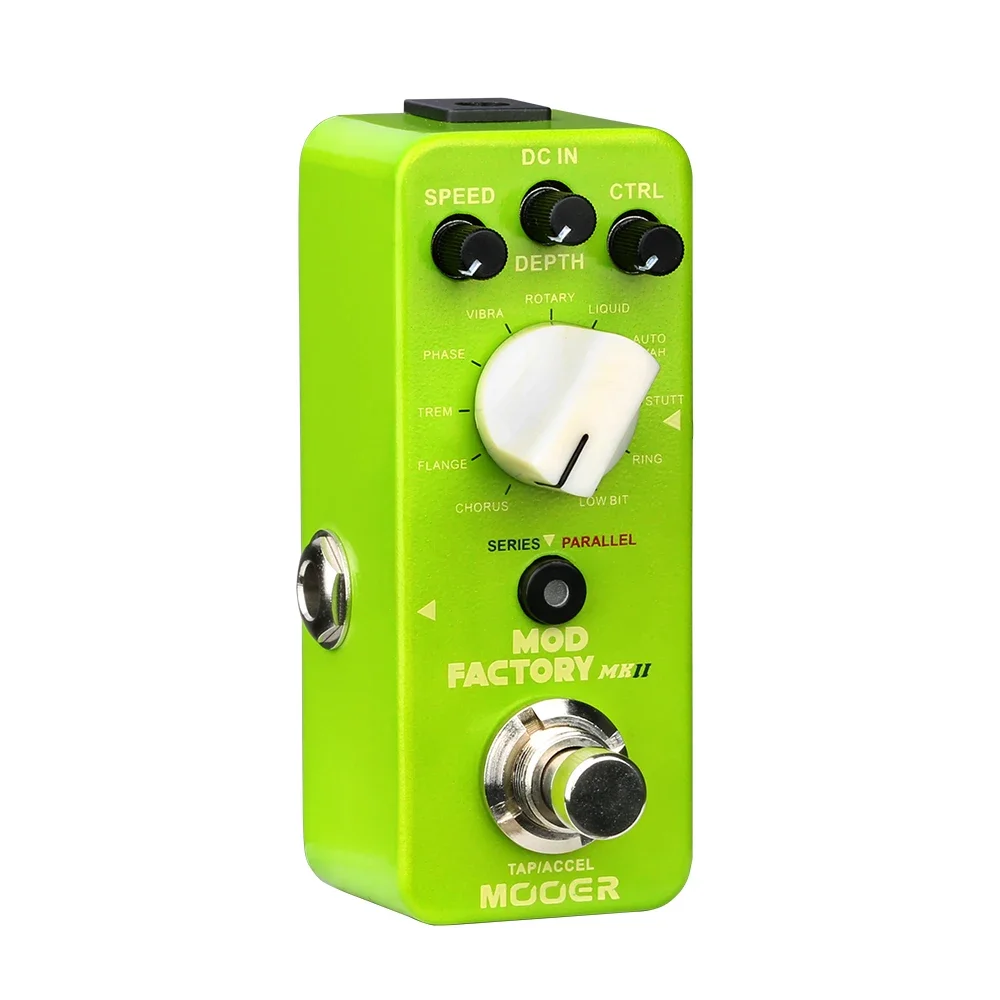 

MOOER Mod Factory MKII Guitar Effect Pedal Multi Modulation 11 Modulation Effects Tap Tempo Control True Bypass Full Metal Shell