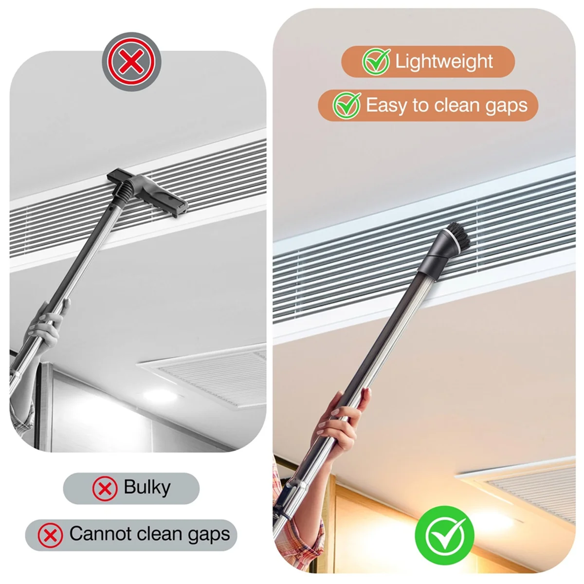 2 pak sikat debu penyedot debu kompatibel untuk seri Miele C dan S, SSP-10 35mm, 07132710, sikat debu Putar