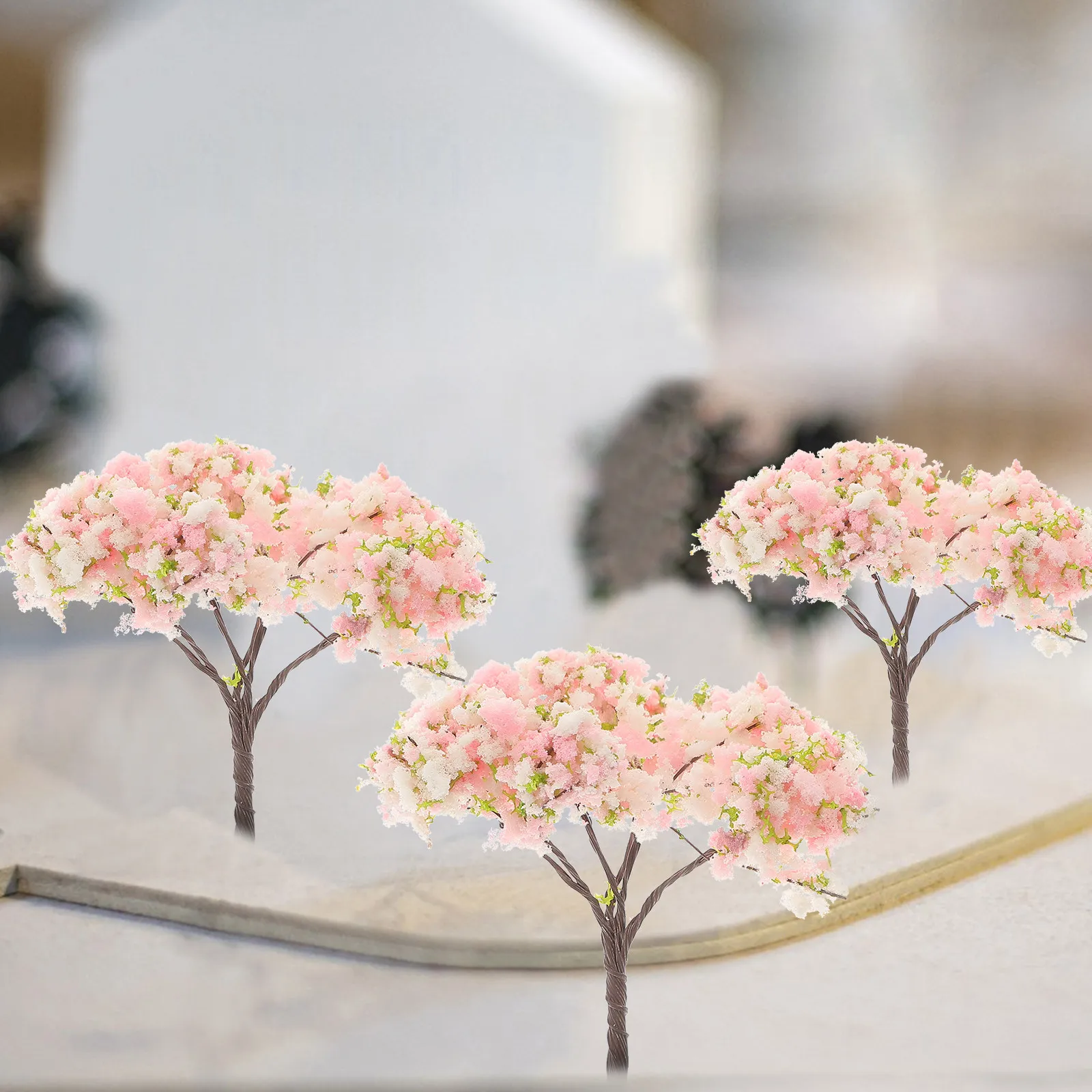 

10Pcs Cherry Blossom Decoration Faux Cherry Blossom Prop Simulated Flower Arrangement for Banquet Wedding Centerpiece Farmhouse