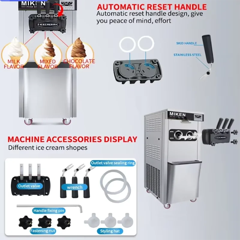 Project Solution Customized | Commercial Soft Serve Ice Cream Machine Professional