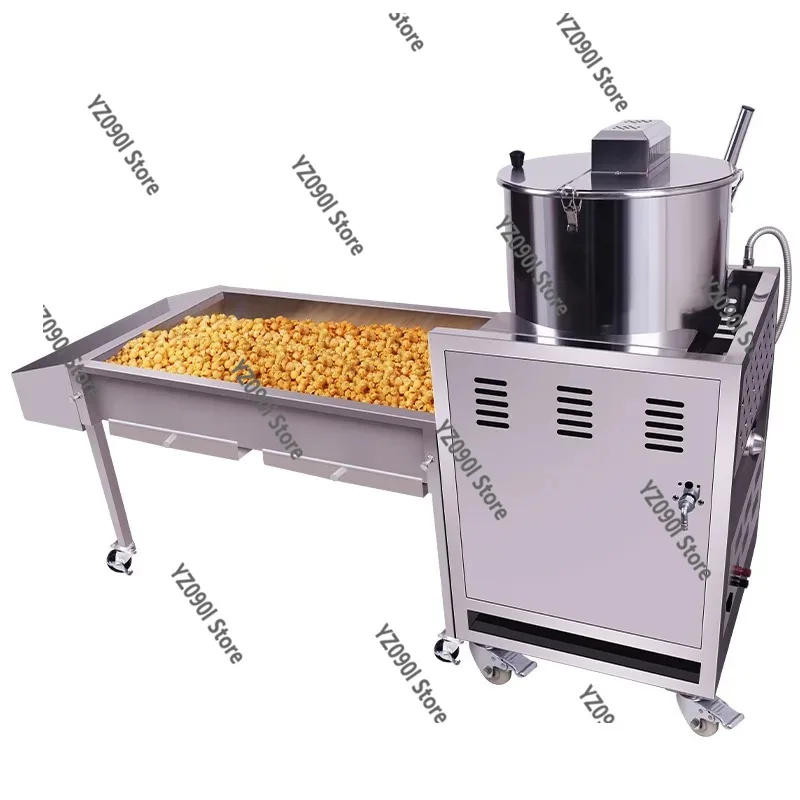 Automatic Industrial Popcorn Machine Cream Butter Spherical Popcorn Mixer Cinema Popcorn Production Line