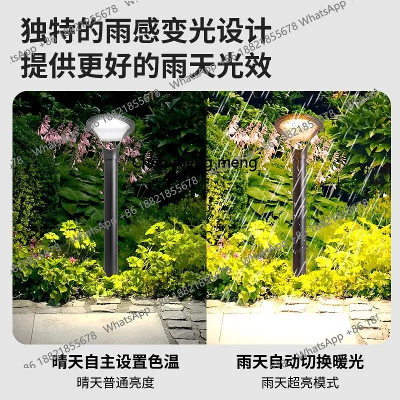 Simple garden villa courtyard led outdoor lighting park community waterproof solar lawn light