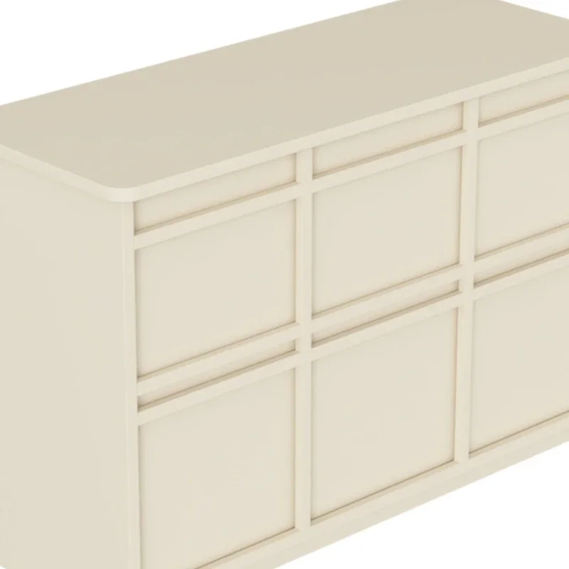 

Clothing store, cash register, small beauty salon bar, simple and modern, light luxury, cream-style reception counter