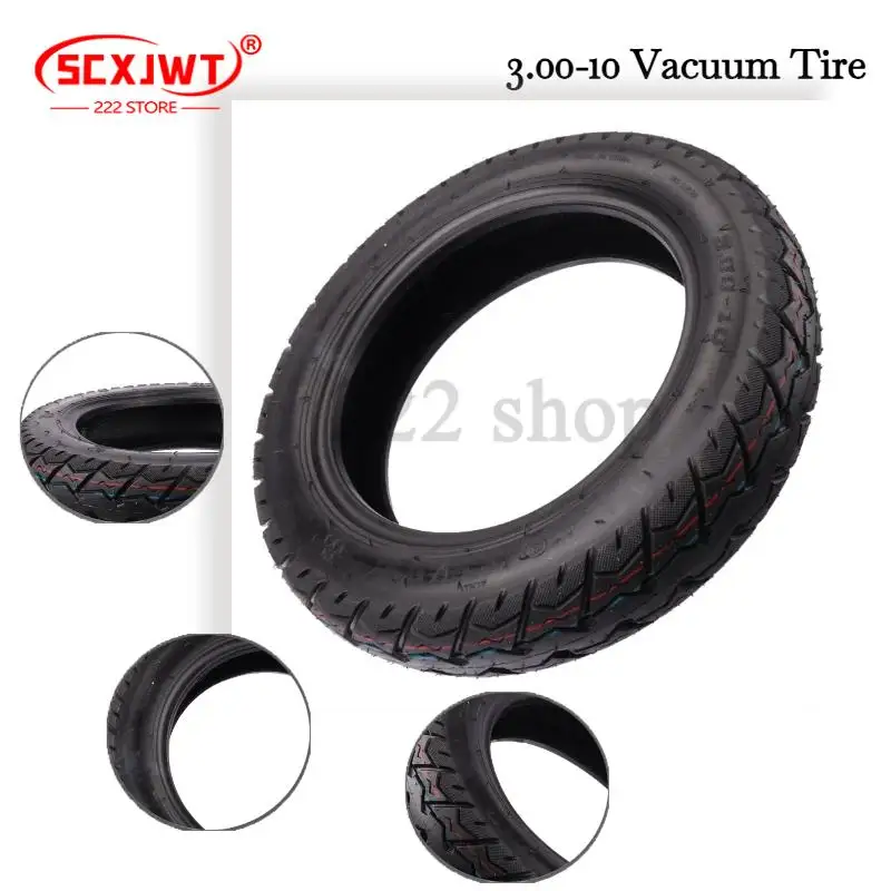 

Вакуумные шины 3,00-10 подходят для электрических трехколесных велосипедов, вакуумных шин для мотоциклов, замены электрического скутера 300-10.