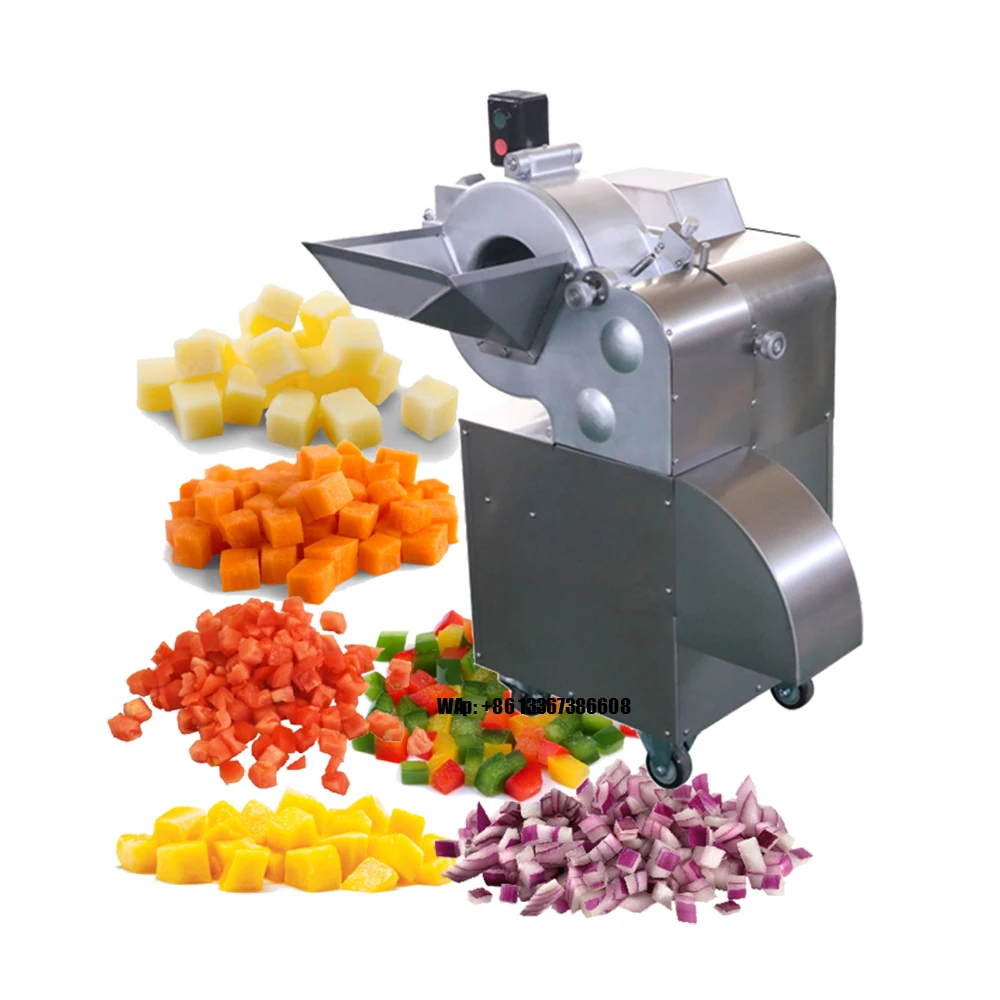Multifunctionele efficiënte voedsel commerciële groentesnij- en hakmachine