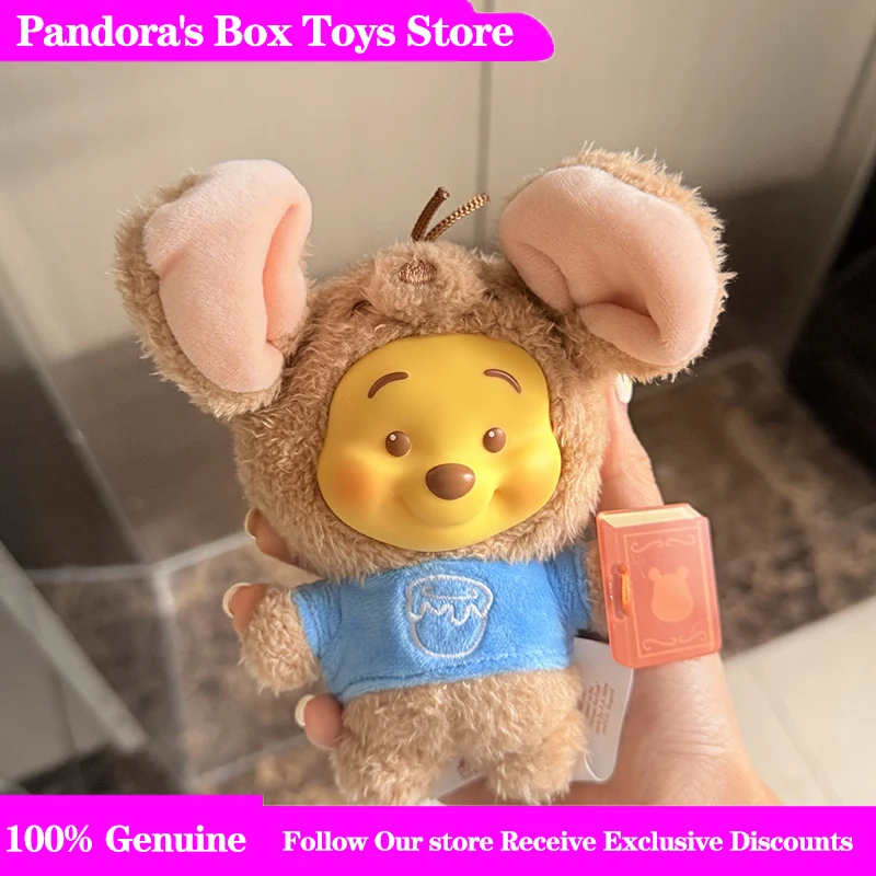 

New Product Genuine Winnie The Pooh Animal Storybook Series Blind Box Cute Vinyl Plush Dolls Bag Pendants Bag Ornaments Gifts