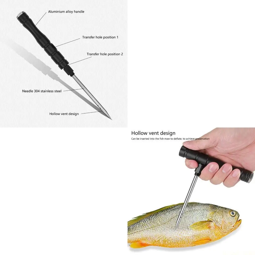 

M5TC Профессиональный стальной рыболовный инструмент Многофункциональный съемный инструмент для вентиляции рыбы