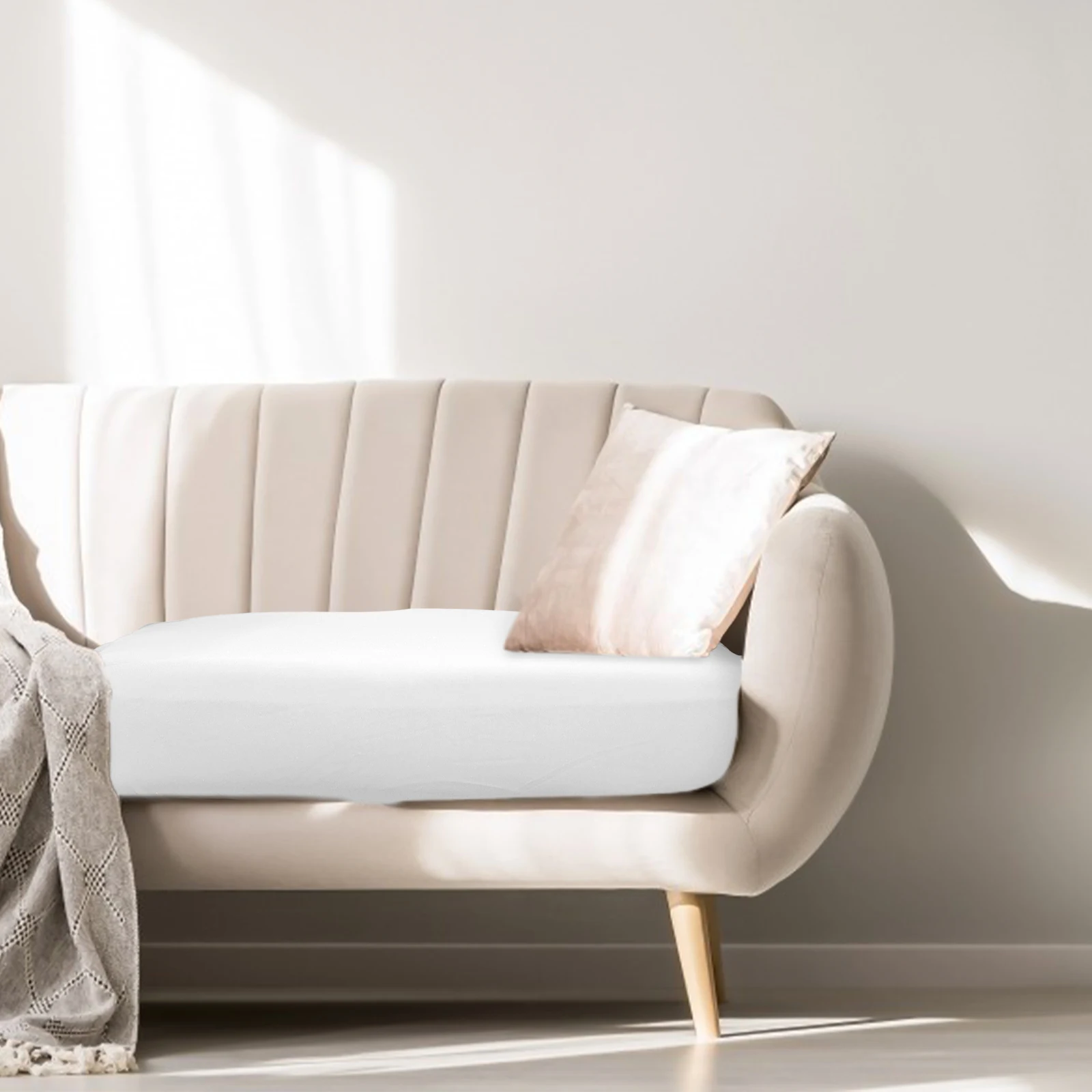 

Sofa Cover Polyester Elastic Couch Protector Single Sofa Slipcovers Armchair Covers Foldable Storage Convenience Durability