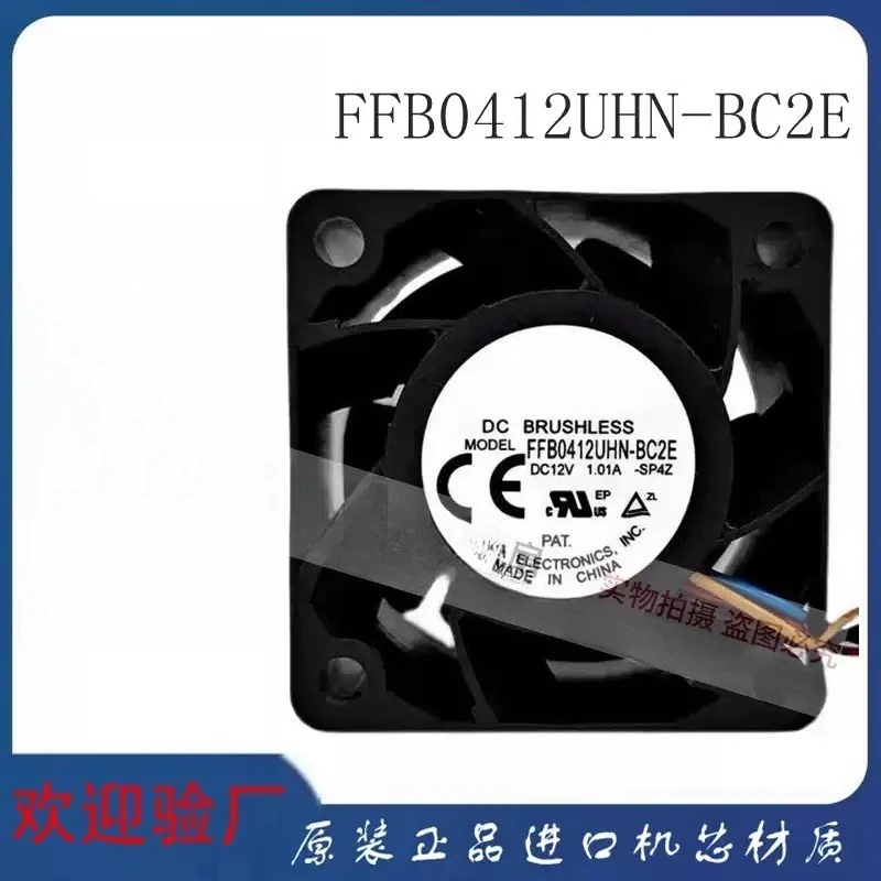For Delta FFB0412UHN-BC2E 4028 40x40x28mm DC12V 1.01A Server Power Cooling Fan Big Air Volume
