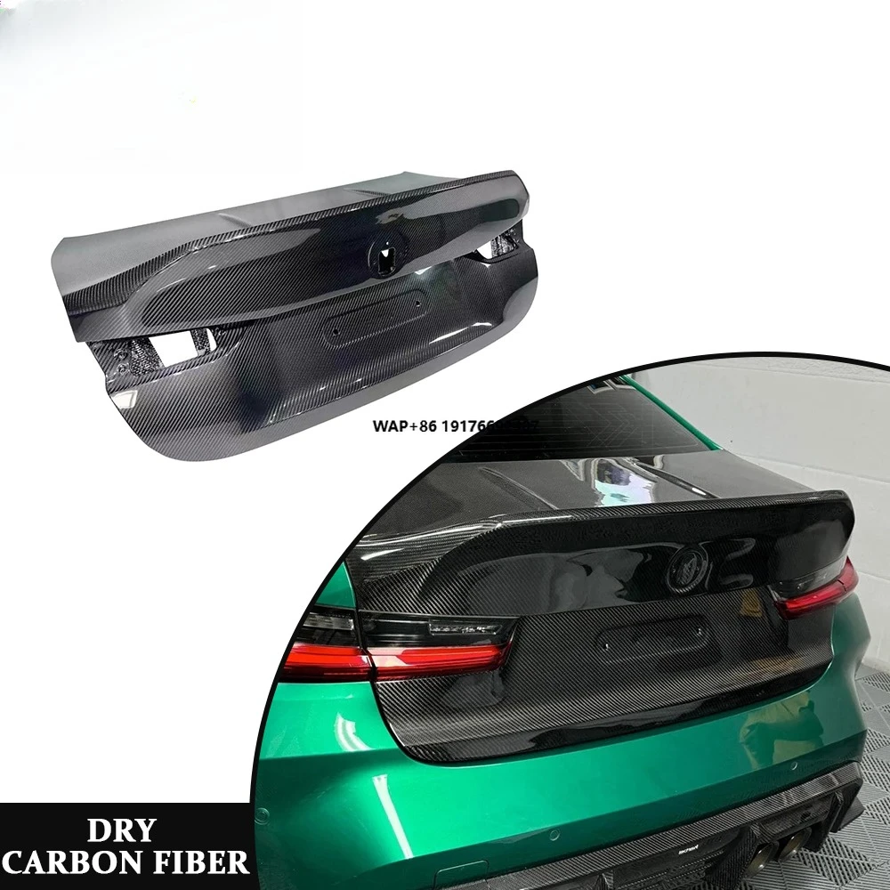 

CSL Style Dry Carbon Fiber Trunk for G80 M3 G8X G82 G83 M4 Car Trunk Lid Replacement Installation Luggage Box Body Kit