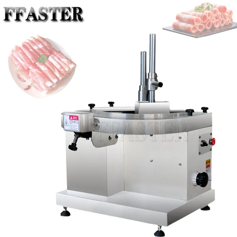 Automatic Meat Mutton Cutting Slicing Machine Fresh Beef Jerky Slicer Flake Pork Chicken Breast Slice Making Maker