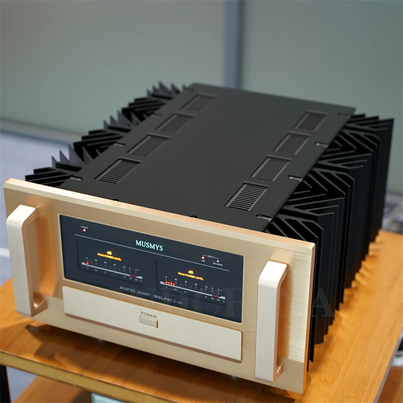 N-051 Clone Study Accuphase A-70/P-7300/A-75 Leistungsverstärker, vollständig symmetrisch, verstärkt, SNR 118 dB, THD 0,002 % Klasse A, 100 W x 2, bis zu 200 W x 2