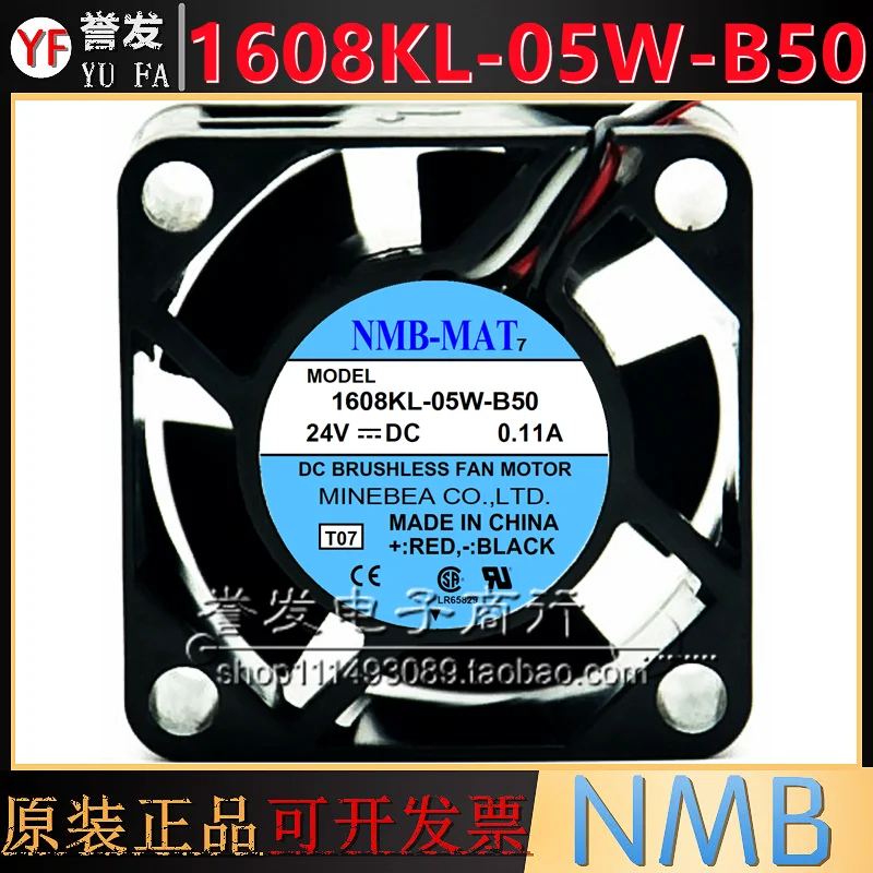 NIEUWE ORIGINELE 1608KL-05W-B50 DC24V 0.11A 4020 40x40x20mm KOELVENTILATOR RADIATOR