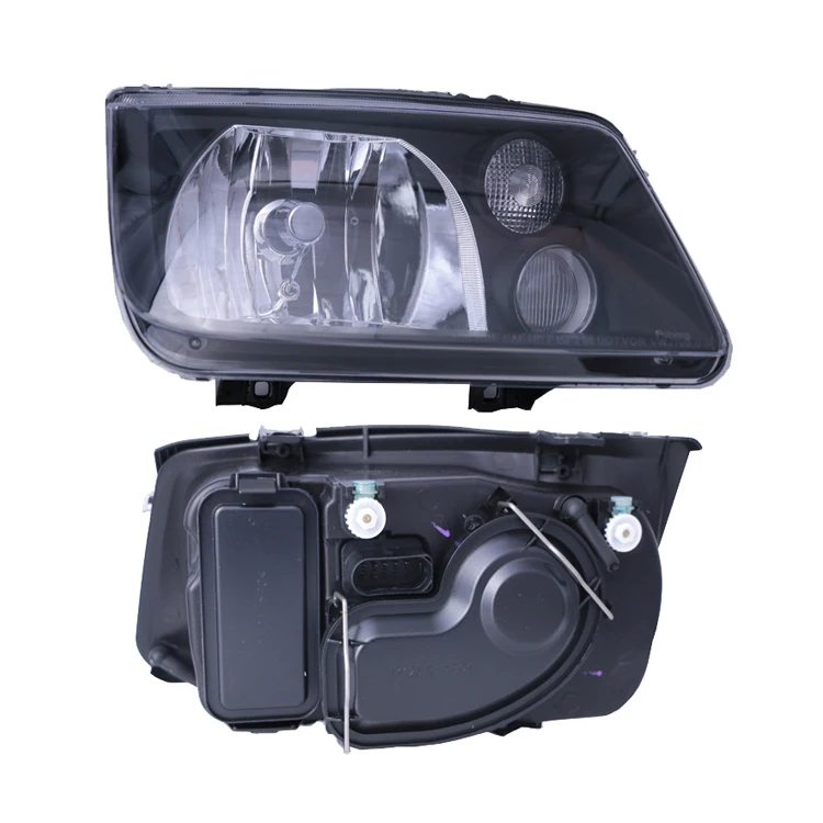 99-02 Black JDM Headlights Head Lamps w/ Fog Lights Pair For volkswage Jetta 1999-2002 VW2502124/VW2503124