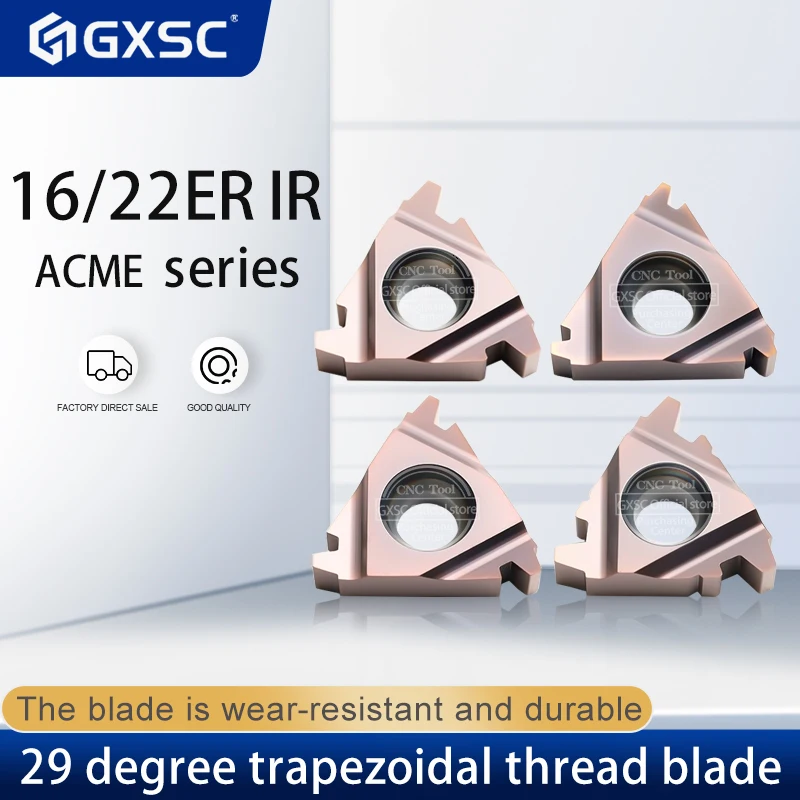 16ER/IR 6ACME 14ACME  22ER/IR 4ACME 6ACME High-Quality CNC Lathe Cutters Carbide Inserts Threaded Blade Cutting Tools Materials