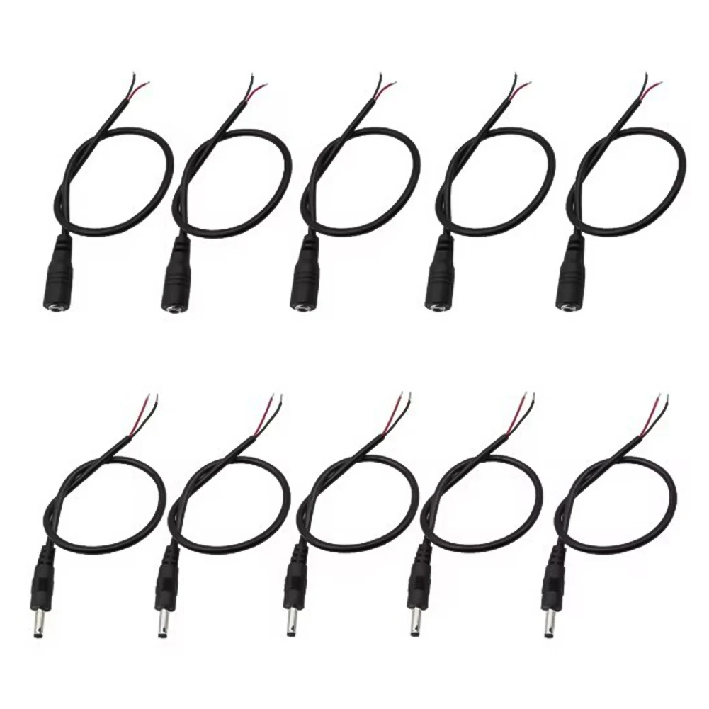 30cm Power Cable Extension Extension CCTV Connector 3.5x1.35mm Connector 30cm Length Easy Installation Efficient Power Transfer