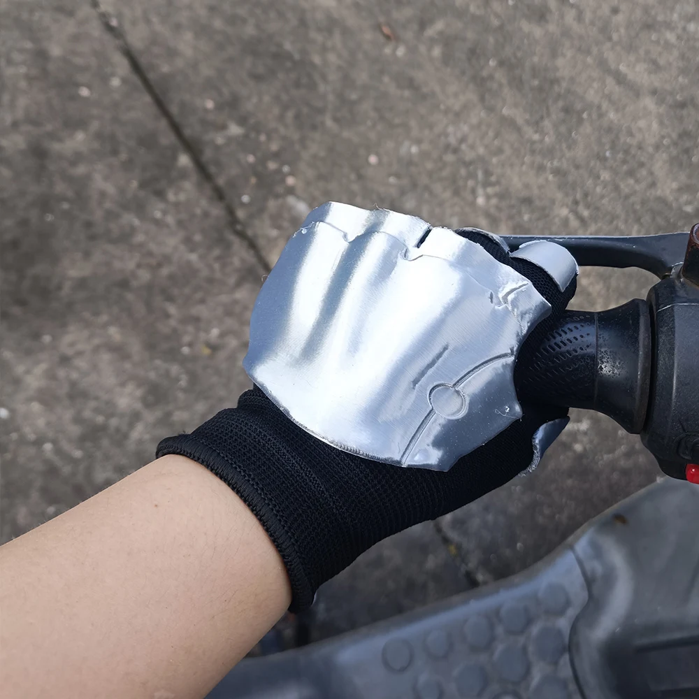 Cyberpunk-Handschuhe, Cosplay-Party-Outfit, Mechanische Mecha-Stil Reithandschuhe, 3D-gedruckt, Handschutz. – Detail 2