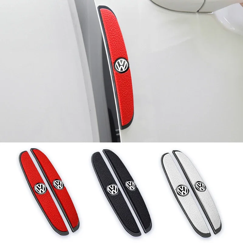 4pcs/set Car Goods Rearview Mirror Anti-Collision Protection Strip For VW Golf 5 7 Passat B5 B6 Polo GTI Scirocco Jetta Beetle