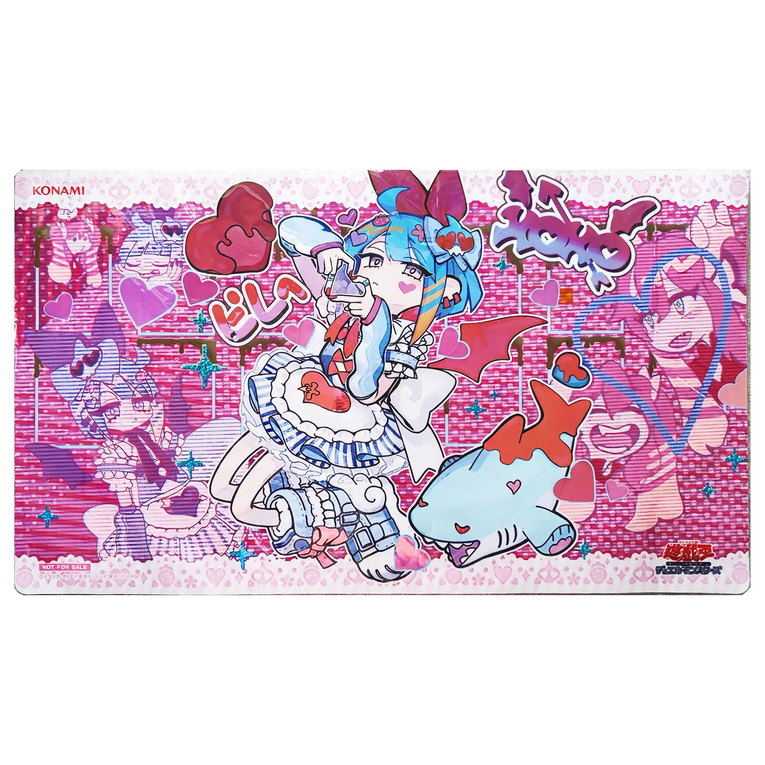 YGO Shinny Holo Playmat بطاقة  - مراجعة Board Game Zone وسعره