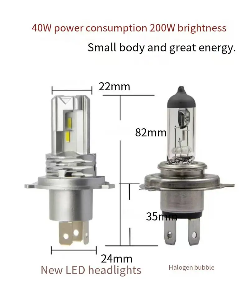 

Universal 12V 50W 6500K LED Headlight Bulbs H4 H7 H11 9005 9006 9012 9003 Car Fog Lamp Retrofit