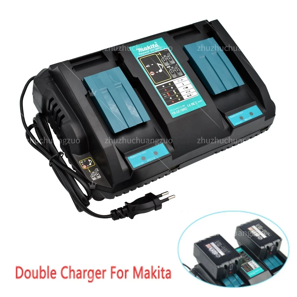 Original Dual USB Port charger for Makita Battery Charger 14.4V 18V BL1860 BL1415 BL1430 BL1830 BL1840 BL1850 BL1845