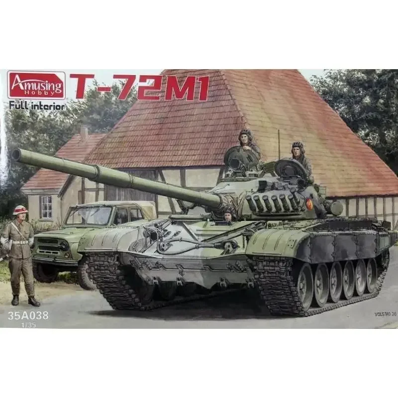 

Amusing Hobby 35A038 1/35 East Germany T-72M Full Interior Army tank Assembly plastics model kit